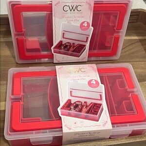 CWC LOVE Snack Bento Box 4
Compartment Snackle
Container BPA Free Red Travel
NEW
